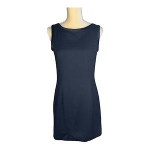 Morton Myles the‎ Warrens: Black Round Neckline with Satin Trim Cocktail Dress 8